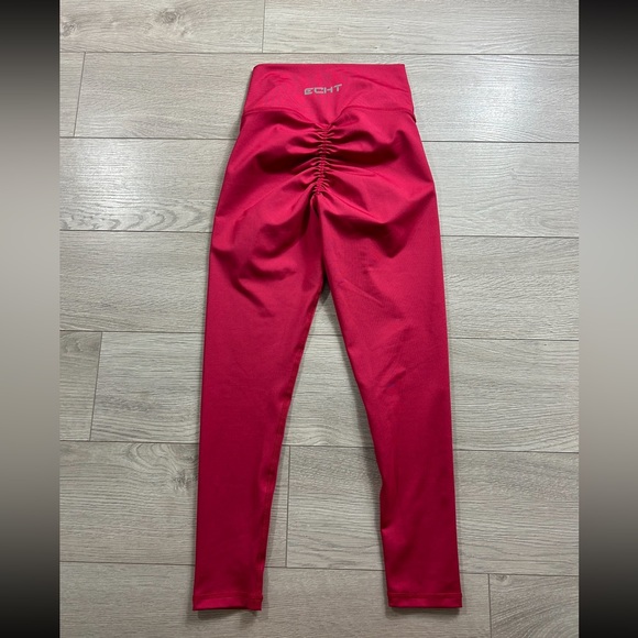ECHT Pink Scrunch Leggings - Picture 3 of 10